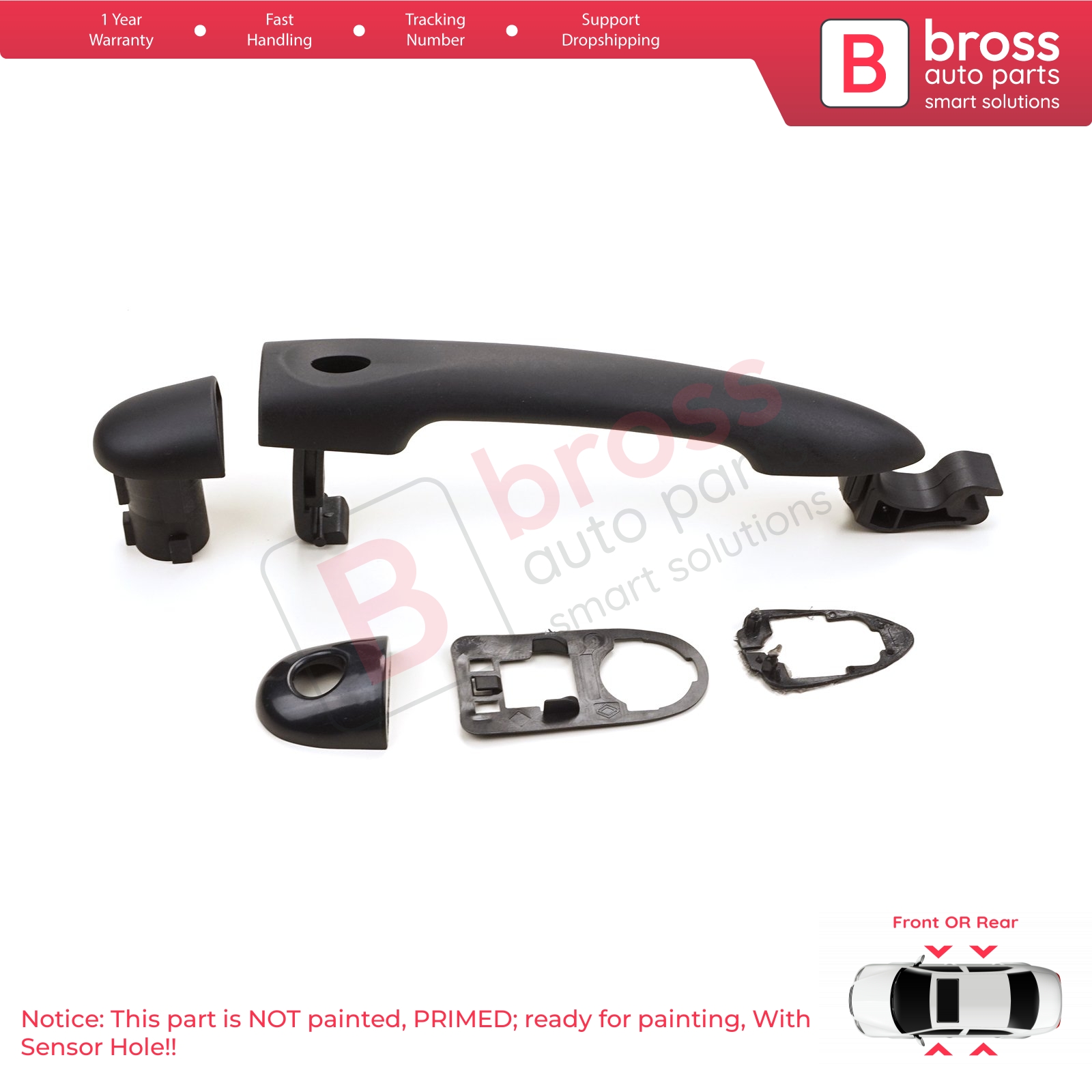 Door Handle W Sensor 806706656R For Renault Fluence Megane 3 Clio