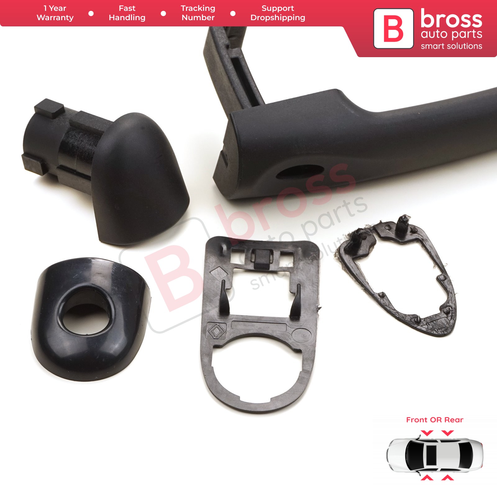 Bross Auto Parts LLC - BDP1103-2 Interior Door Handle 80670 JD00E