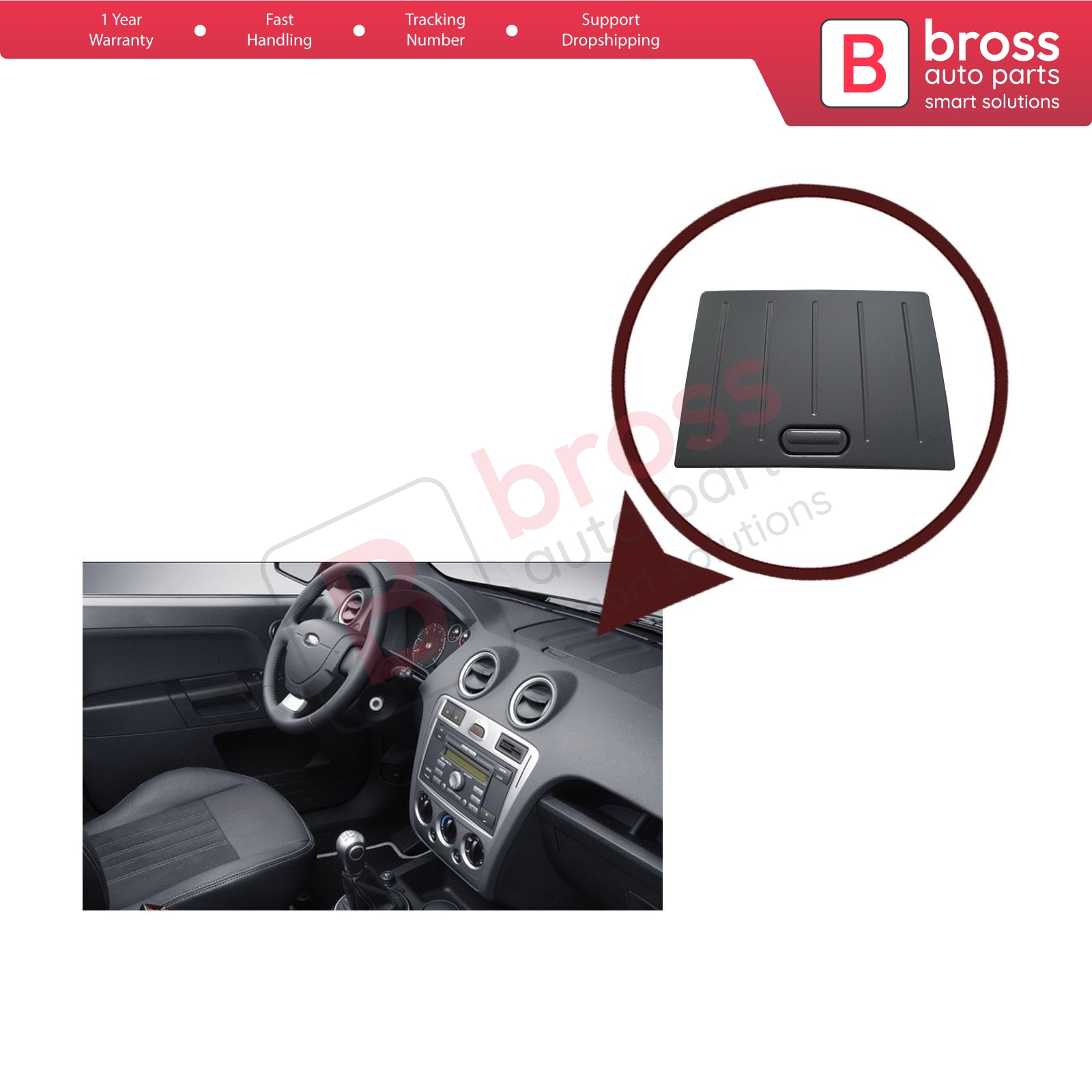 Acheter Couvercle de boîte à gants BDP868 2N11N20164AE 1337689 pour Ford Fusion Europe