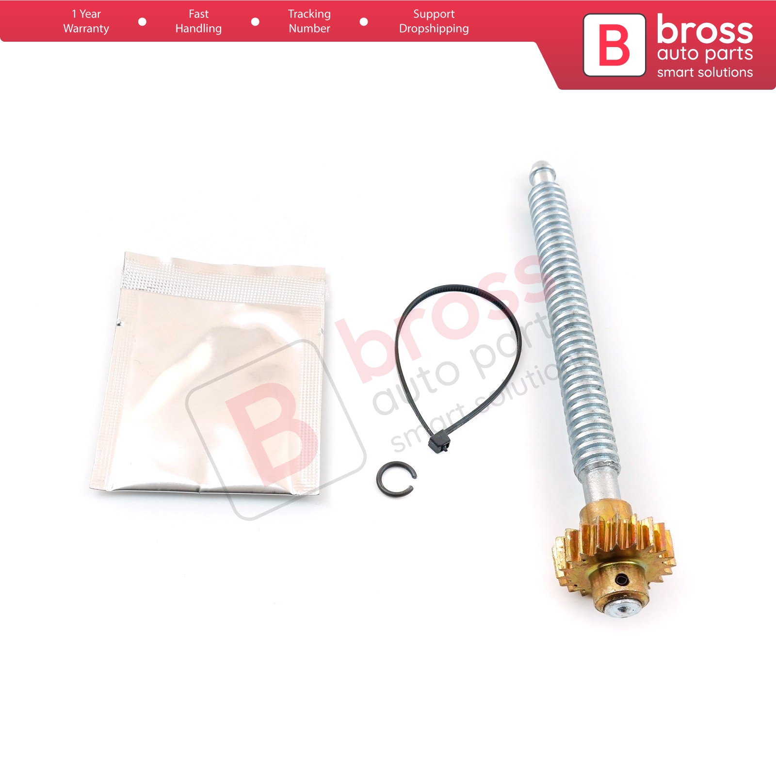 デパート 送料無料 Seat Height Adjuster Motor 5609510 Gear 16 cm Axis for Ford 財布・ケース・小物入れ