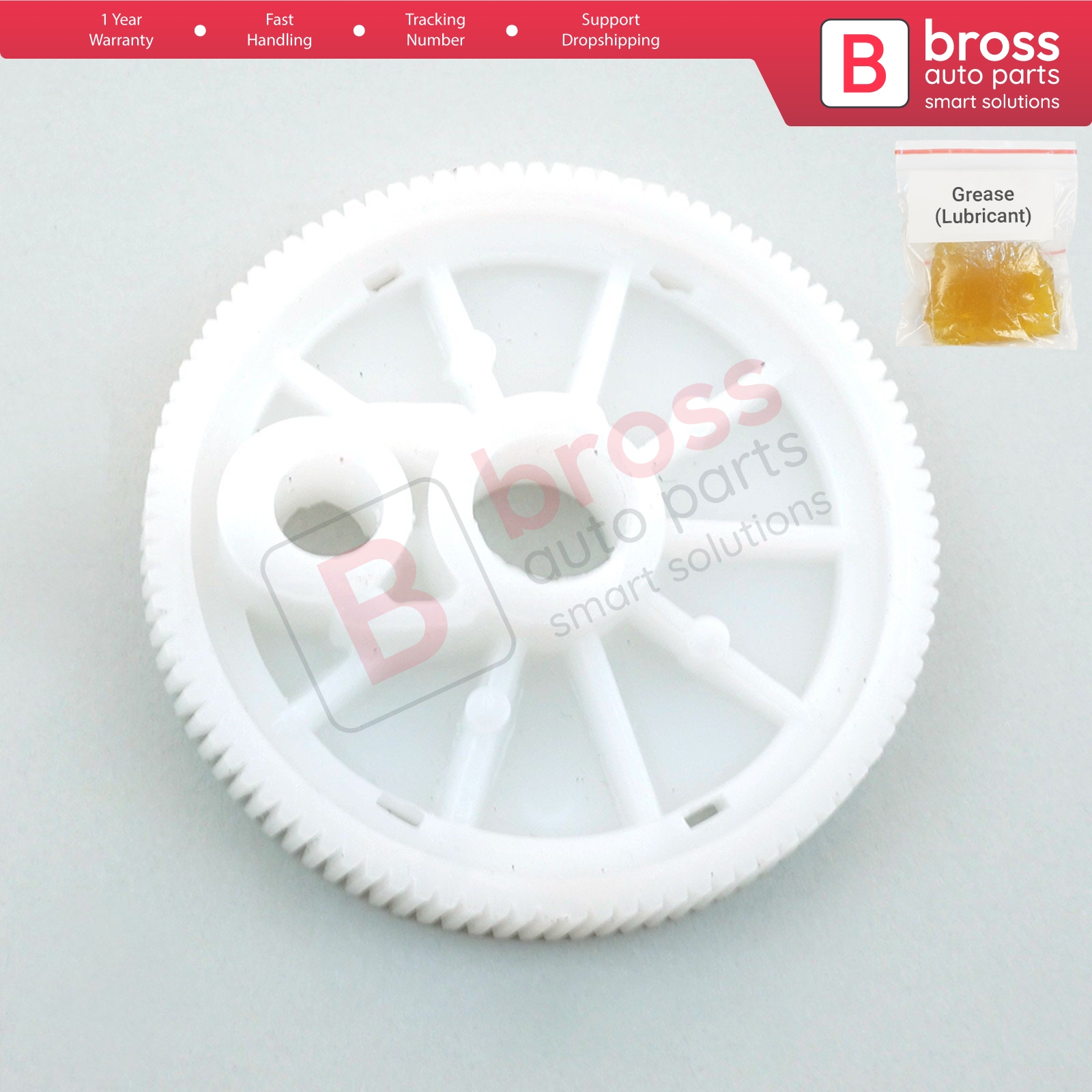 Bross Auto Bge614 Rear Window Windscreen Windshield Tailgate 
