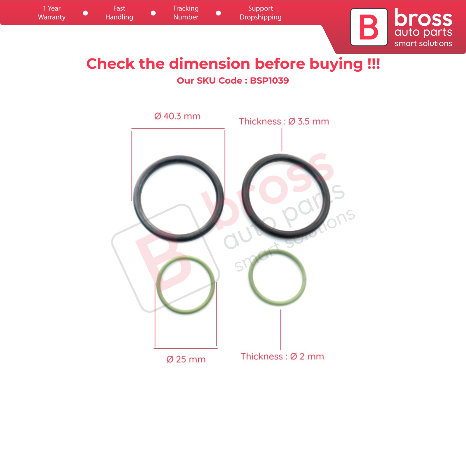 Vanos Valve O Ring Seal Gasket 11367506178 11367546379 for BMW N40