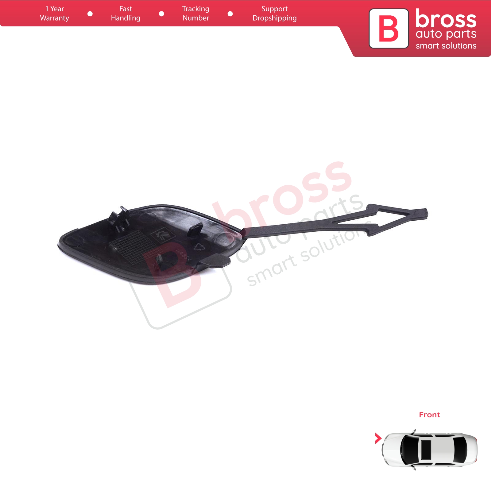 Smart Roadster Sleepoog afdekking zwart