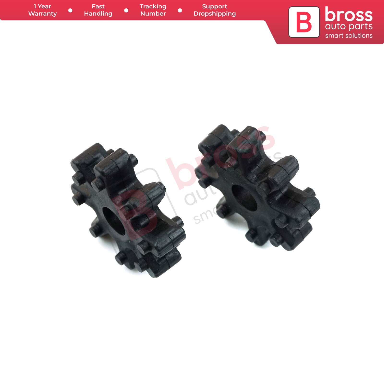 Bross Auto Parts - BSP882 2 Pcs Steering Column Flexible Coupler
