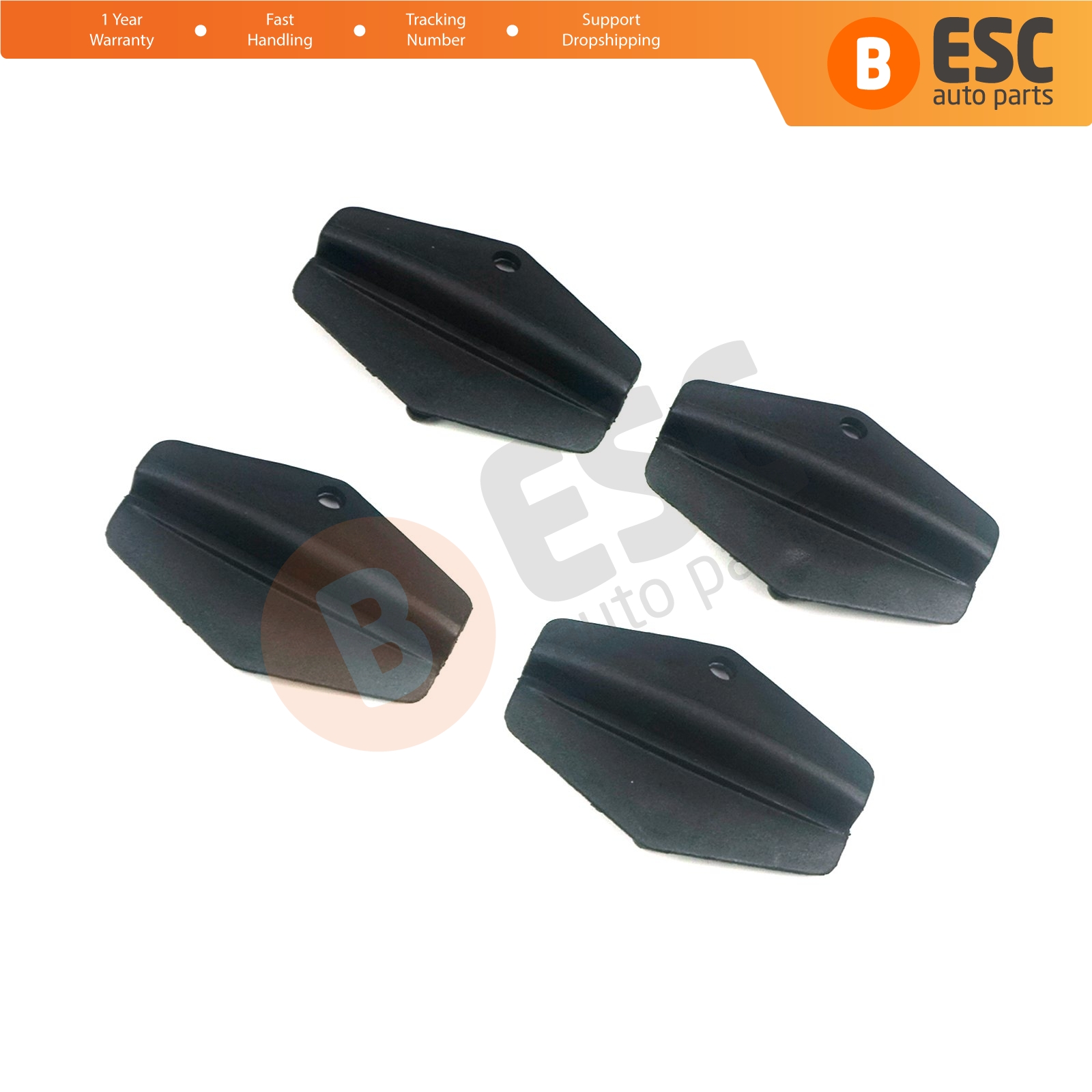 4 PCS Front Door Window Guide Upper Part Of Glass:20160591 For LeSabre Electra