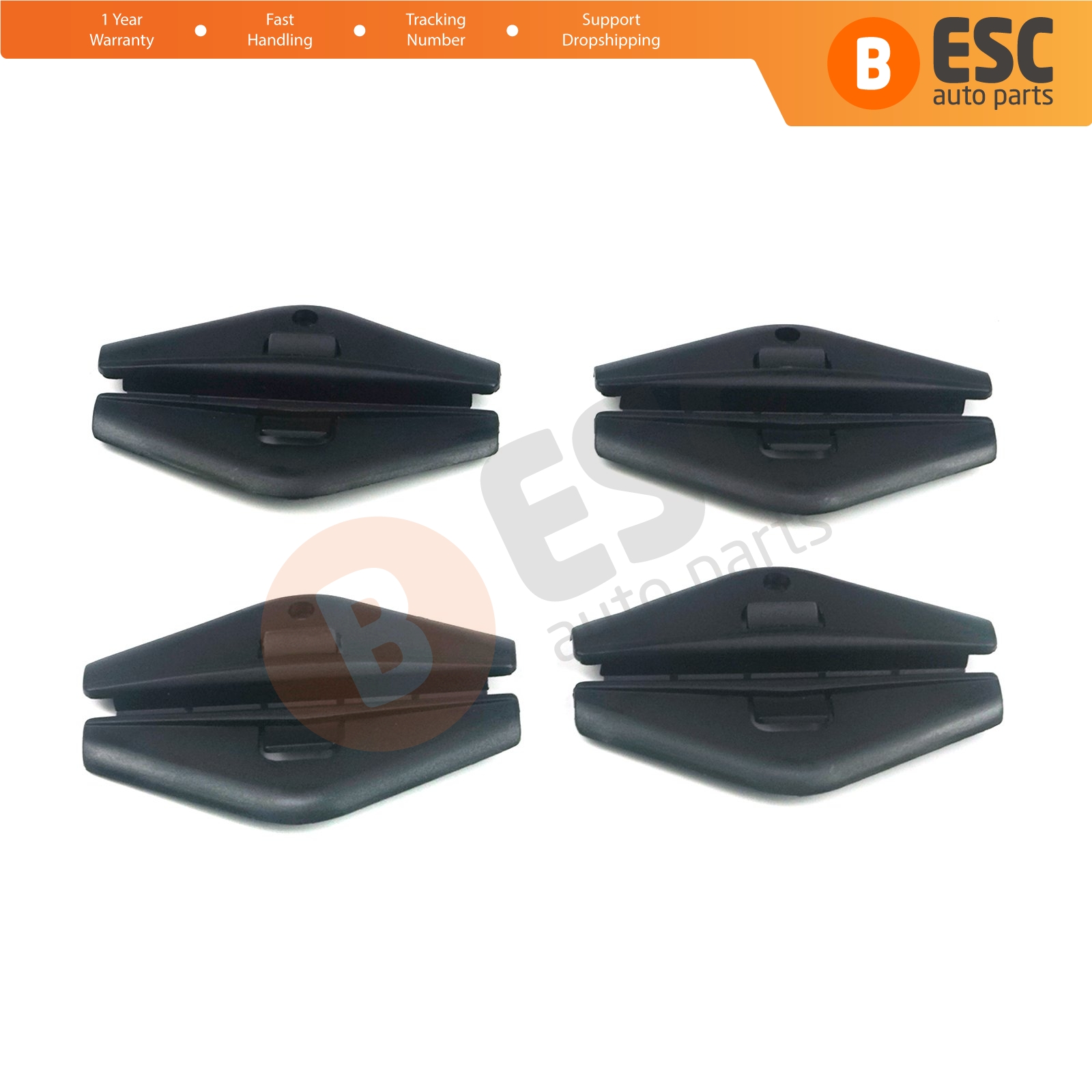 4 PCS Front door Window Guide Front Of Glass:12337898 for Buick Electra LeSabre