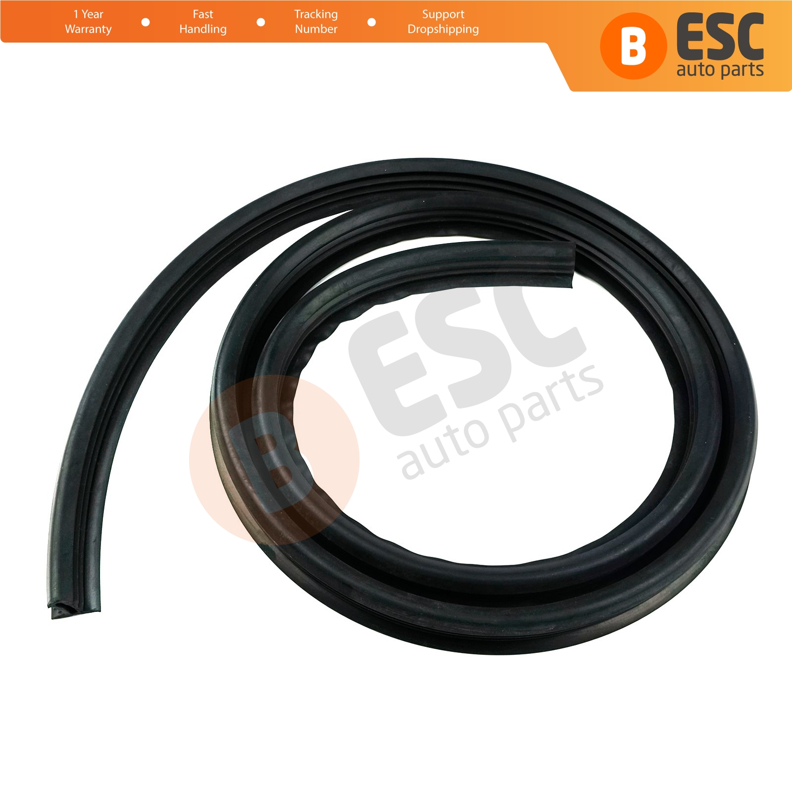Car Dashboard Sealing Strip Rubber Sound Insulation Windshield Gap Seal 160 cm