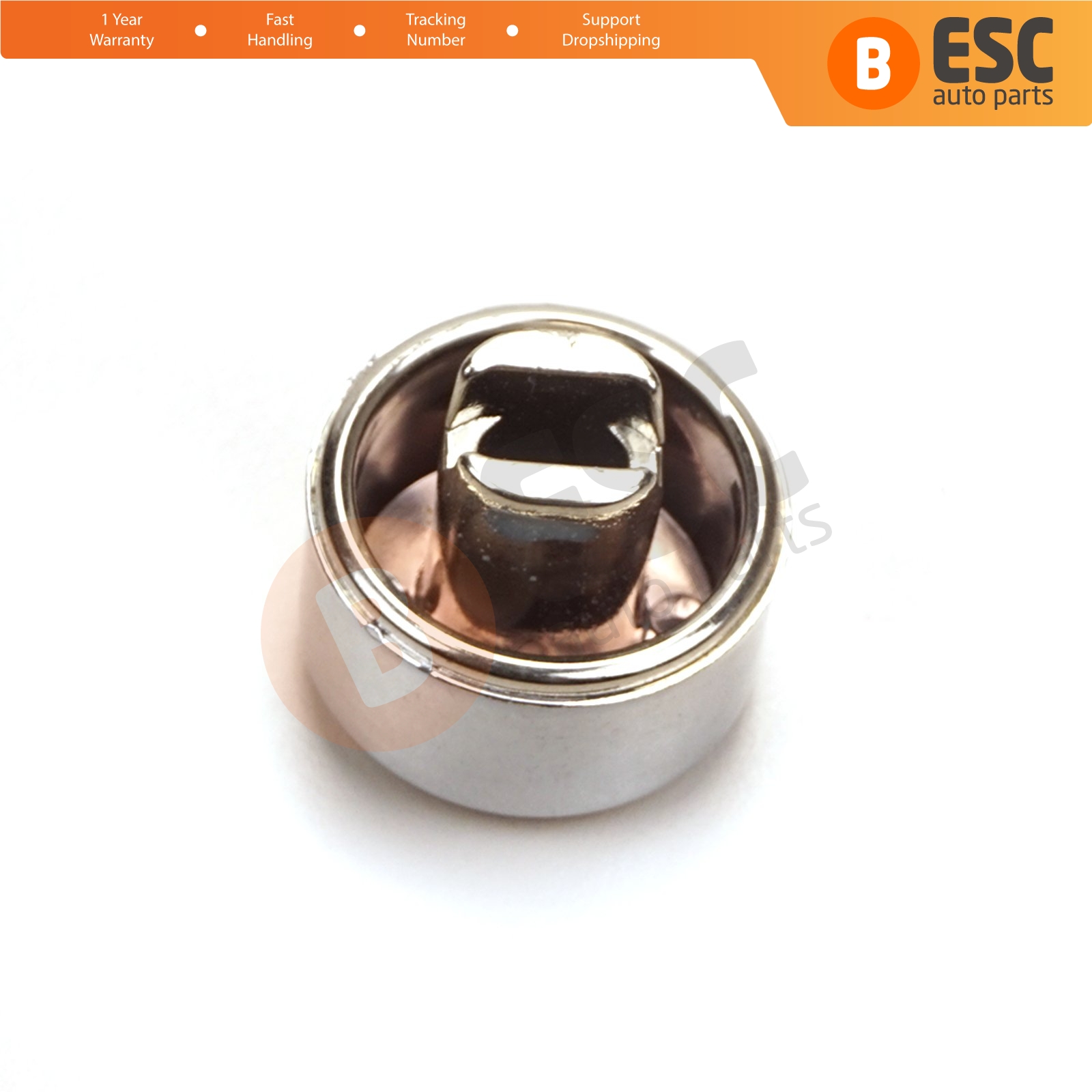 Parking Hand Brake Button Cover CHROME Color for C3 C-Elysee C4 207 208 301