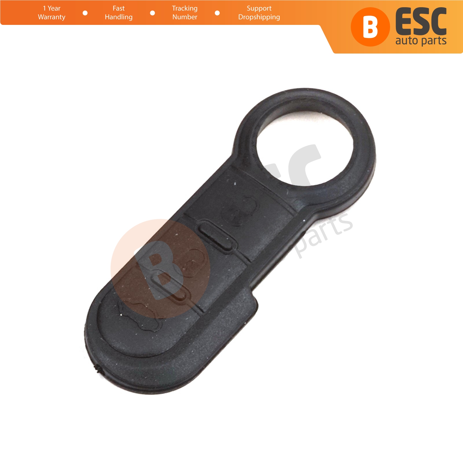 3-Button Key Rubber Button Pad for Ducato Doblo Punto 500 Bravo Fiorino 71749374