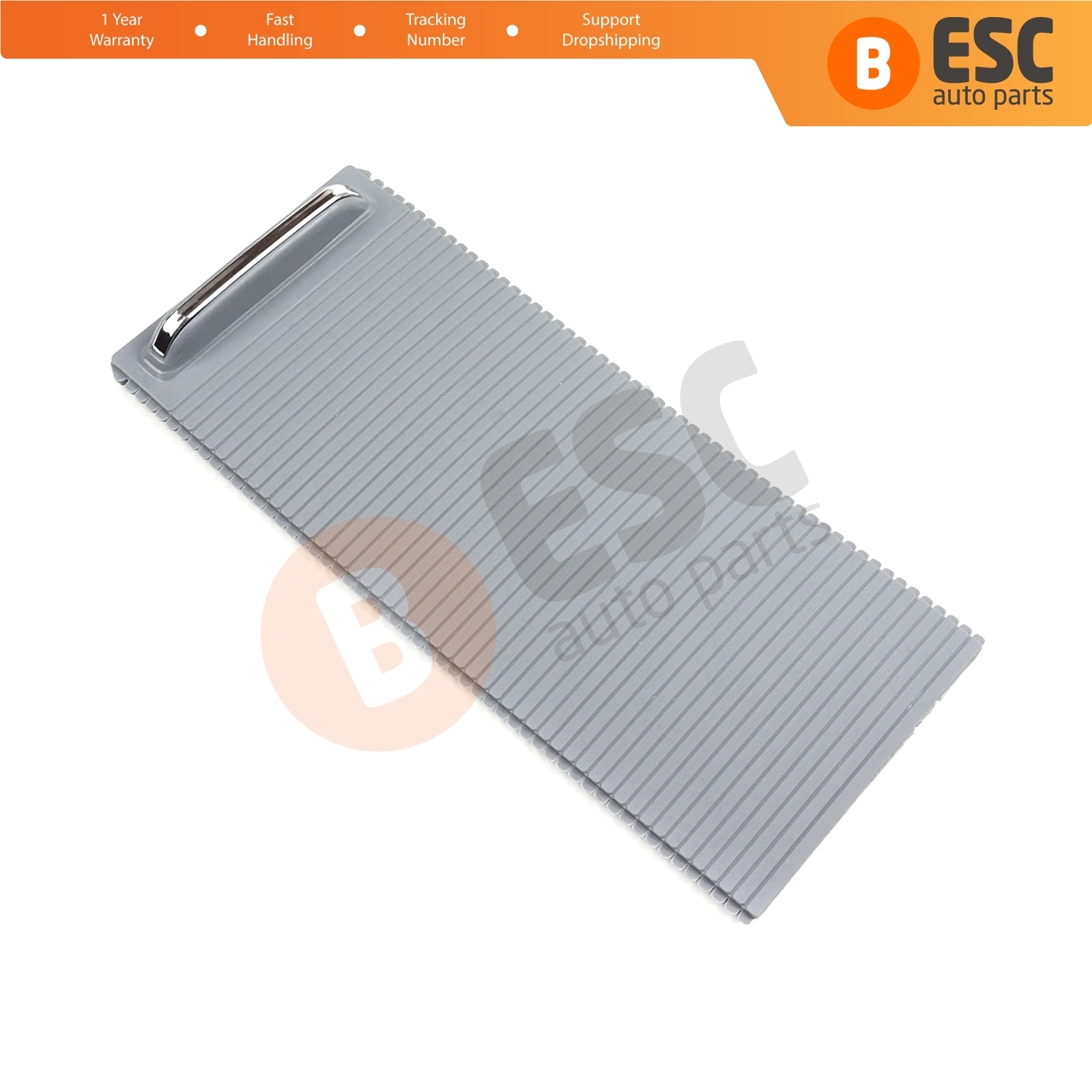 Center Console Cup Holder Roller Cover Gray For VW Passat B8 Magotan B8L Arteon