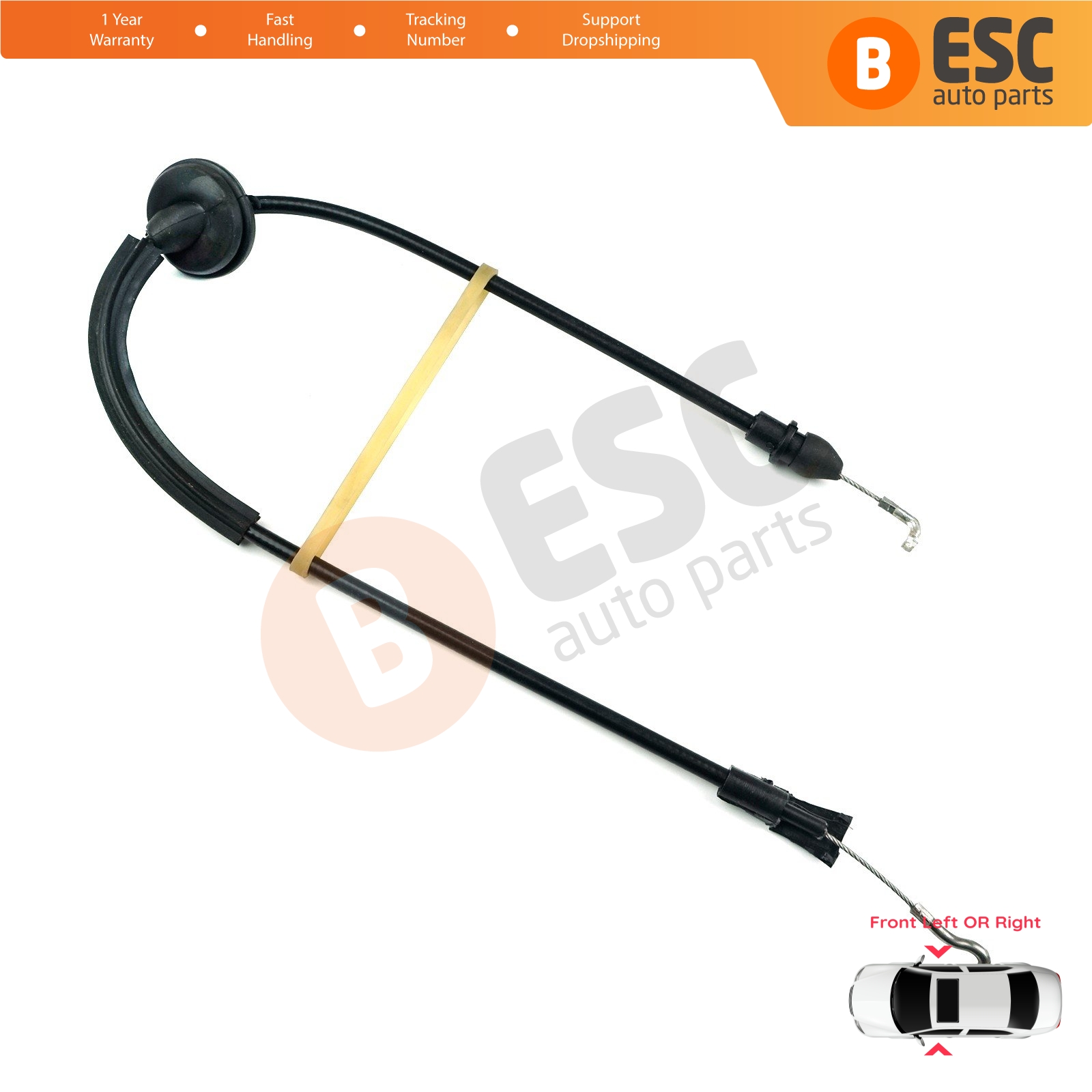 Front Inner Door Lock Release Bowden Cable for VW Golf 5 Plus Jetta MK3 4/5 Door