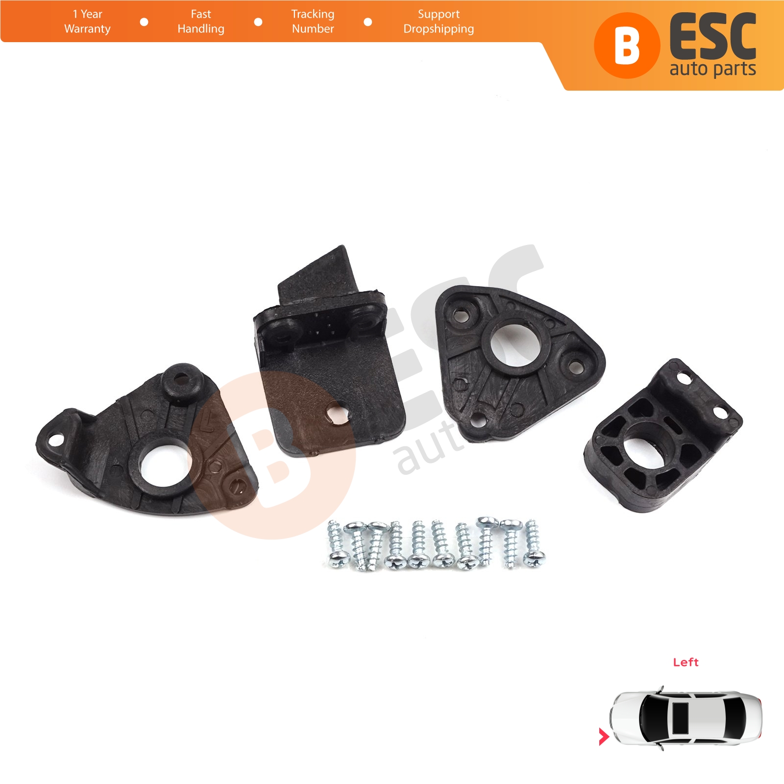 Headlight Repair Brackets Left for VW Caddy 2K 2C Touran 1T3 2010-2015 2K5998225