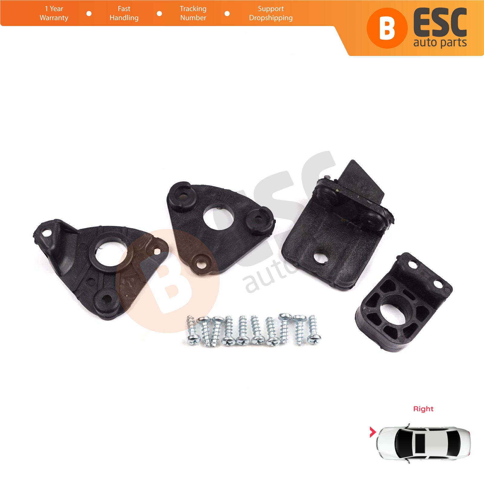 Headlight Repair Bracket Right for VW Caddy 2K/C Touran 1T3 2010-2015 2K5998226