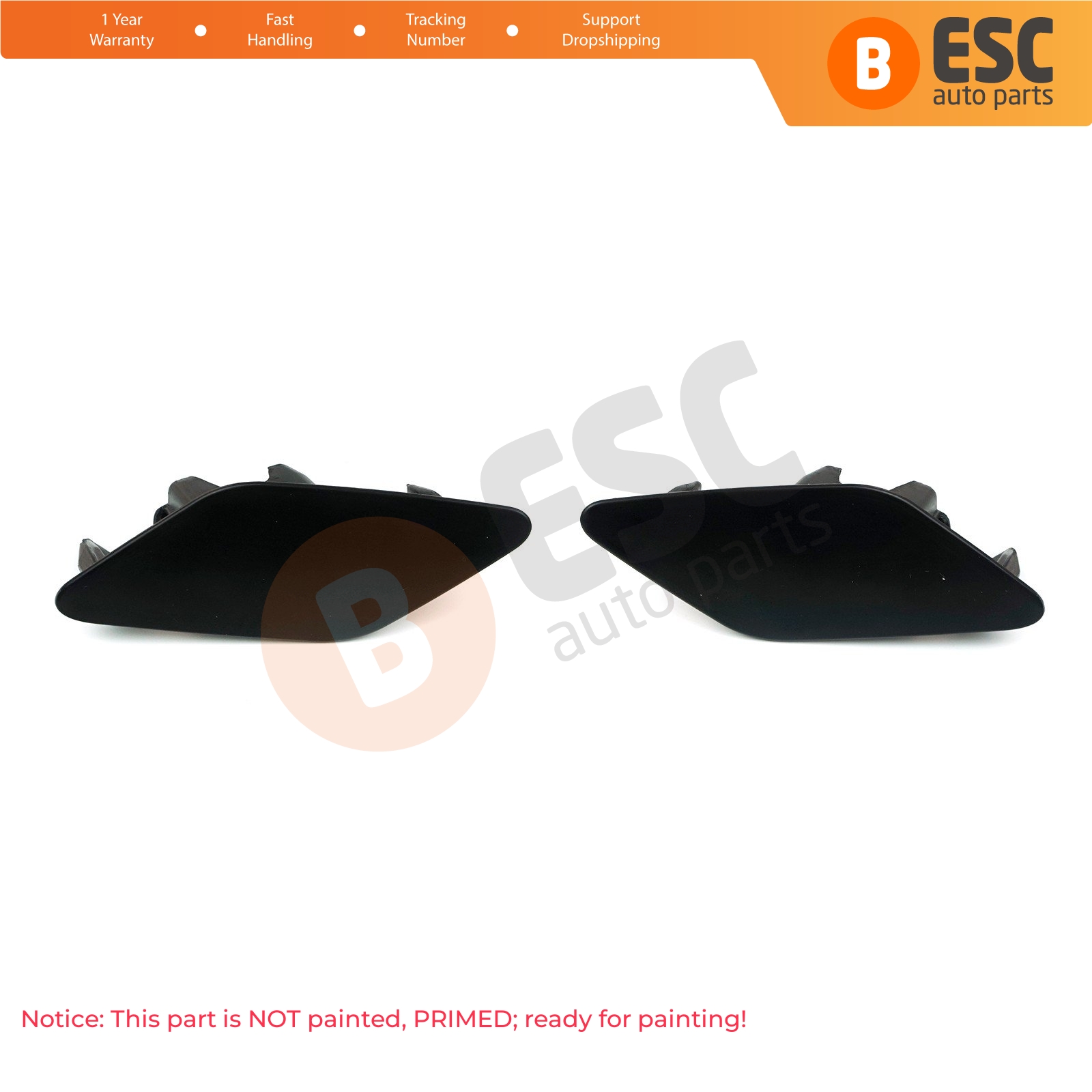 Tanio ESC ESP1019 reflektor przedniego zderzaka osłona spryskiwacza zaślepka przednie sklep