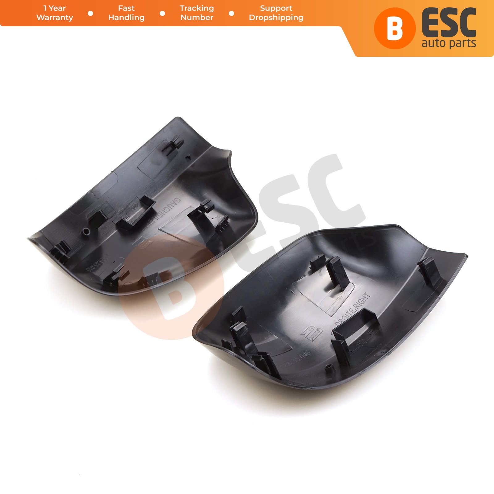 ESP1104 Car Side Wing Mirror Shell Scull Cap Cover Left Right 963736915R  963747198R for Renault Dacia Duster 1 Sandero 2 Logan 2 - AliExpress