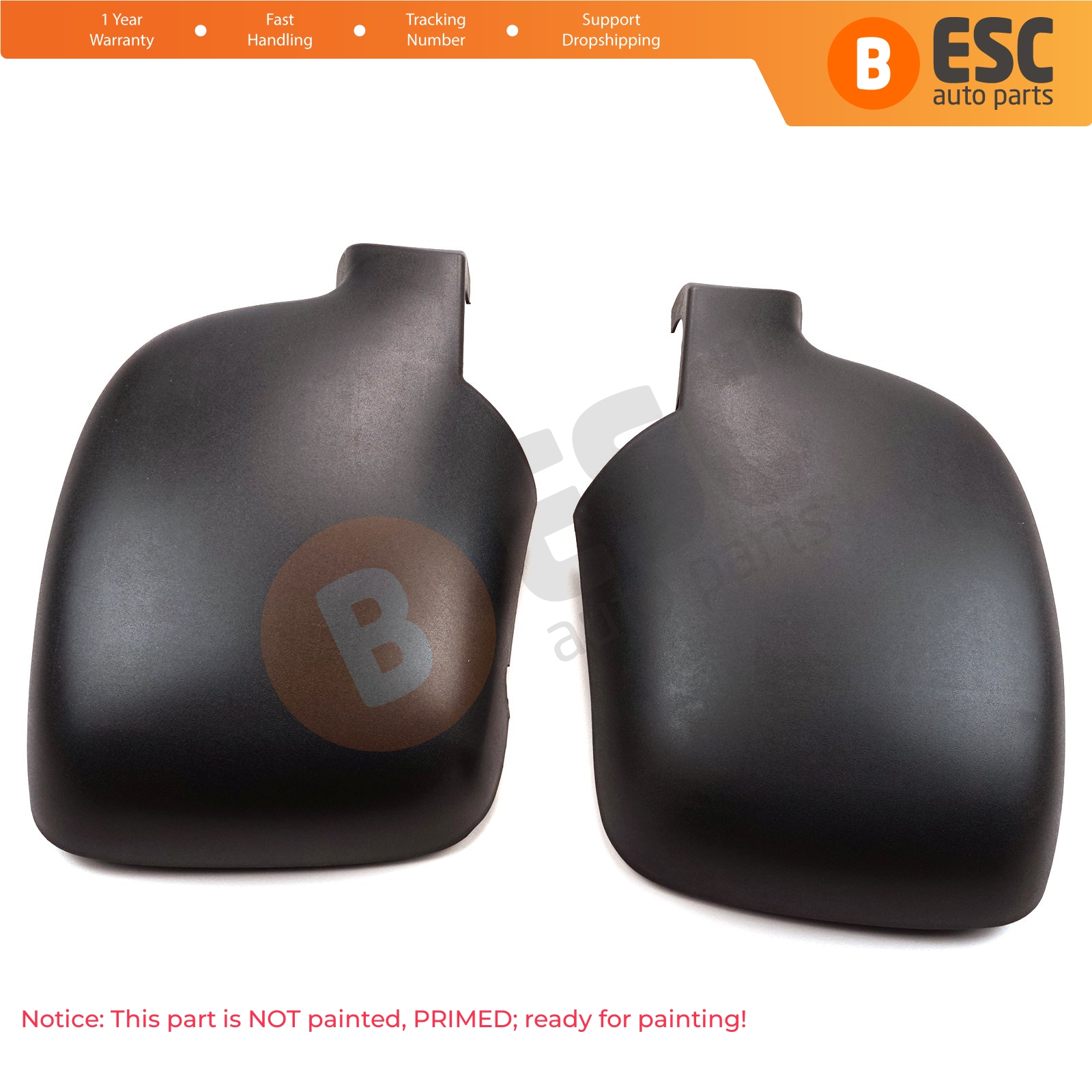 Side Wing Mirror Cap Cover Left Right 7701068844 for Renault Kangoo 2008-2013
