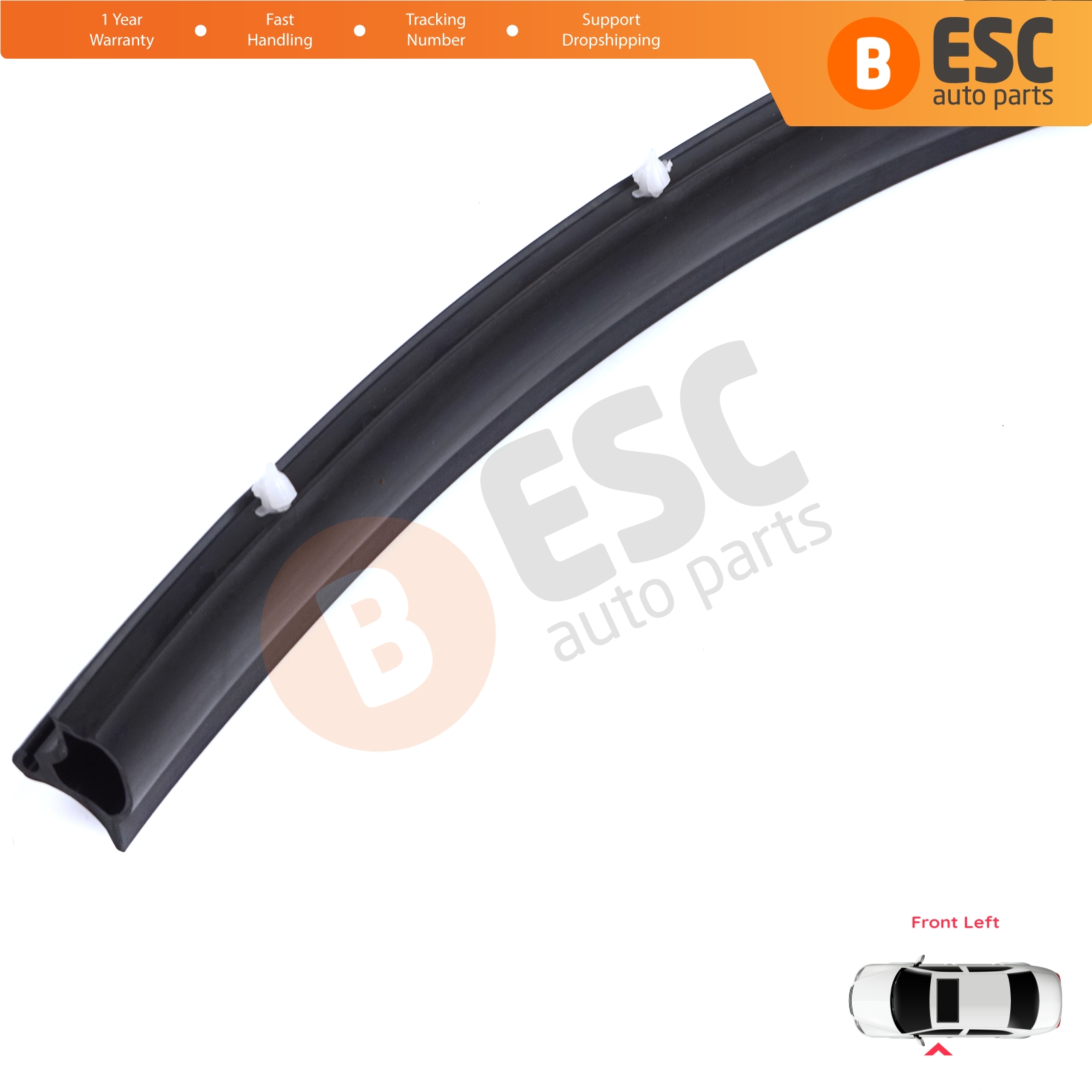 Front Left Door Seal for VW Transporter T5 T6 T6.1 Caravelle Multivan 7H0837565