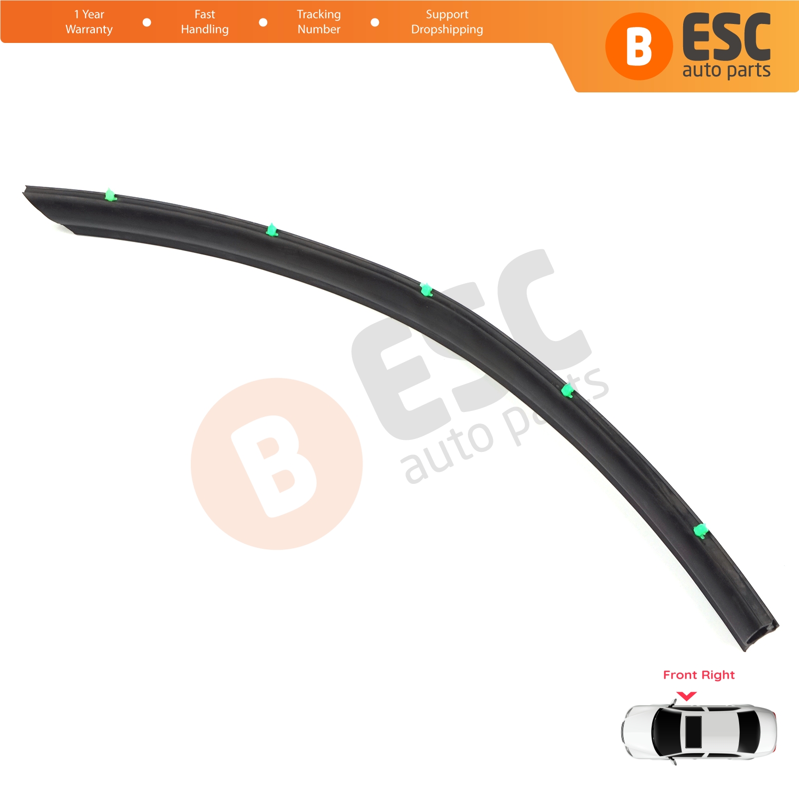 Front Right Door Inner Seal for VW Transporter T5 T6 T6.1 Caravelle 7H0837566