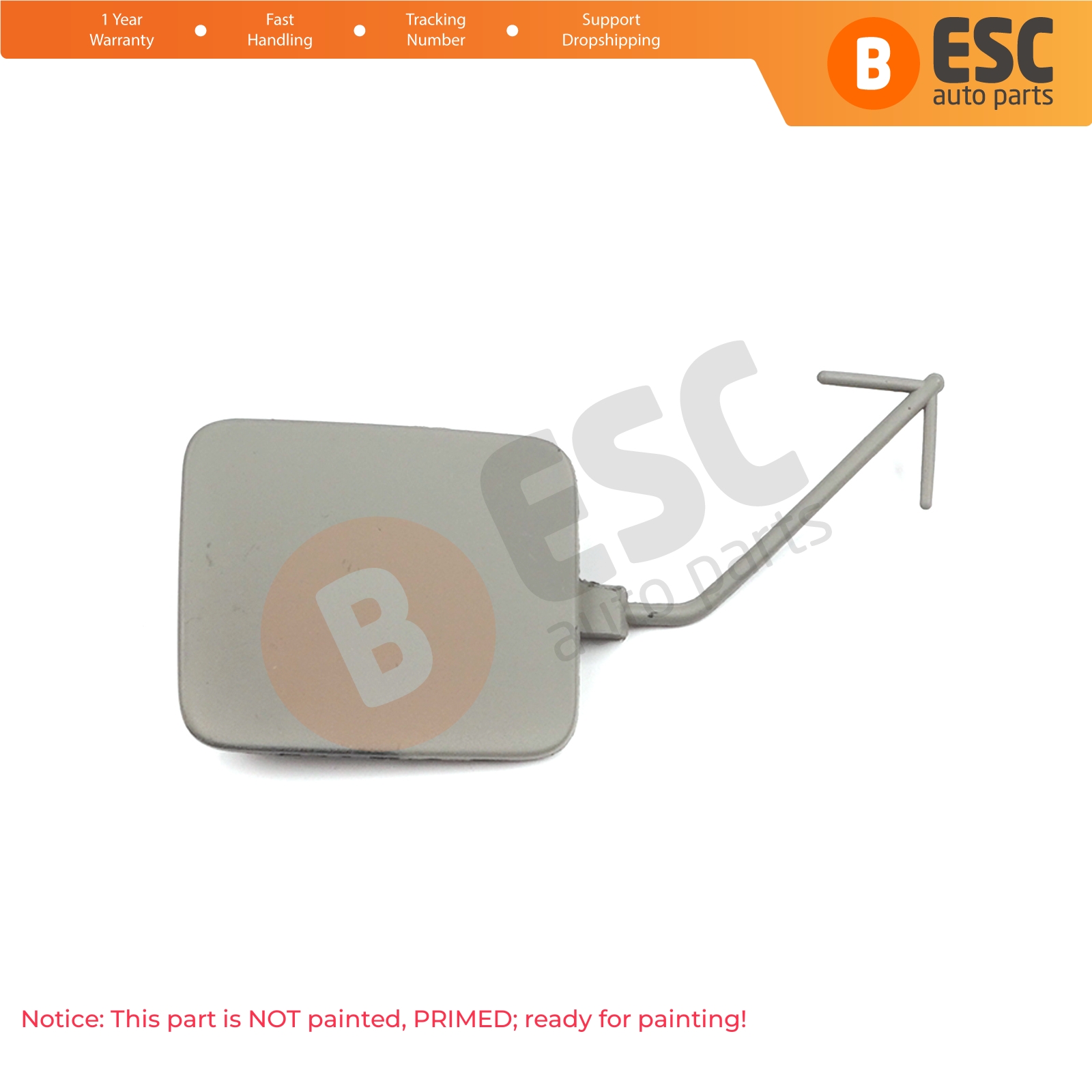 Front Bumper Tow Hitch Eye Hook Cover for Seat Leon MK2 1P1 2009-2013 Facelift