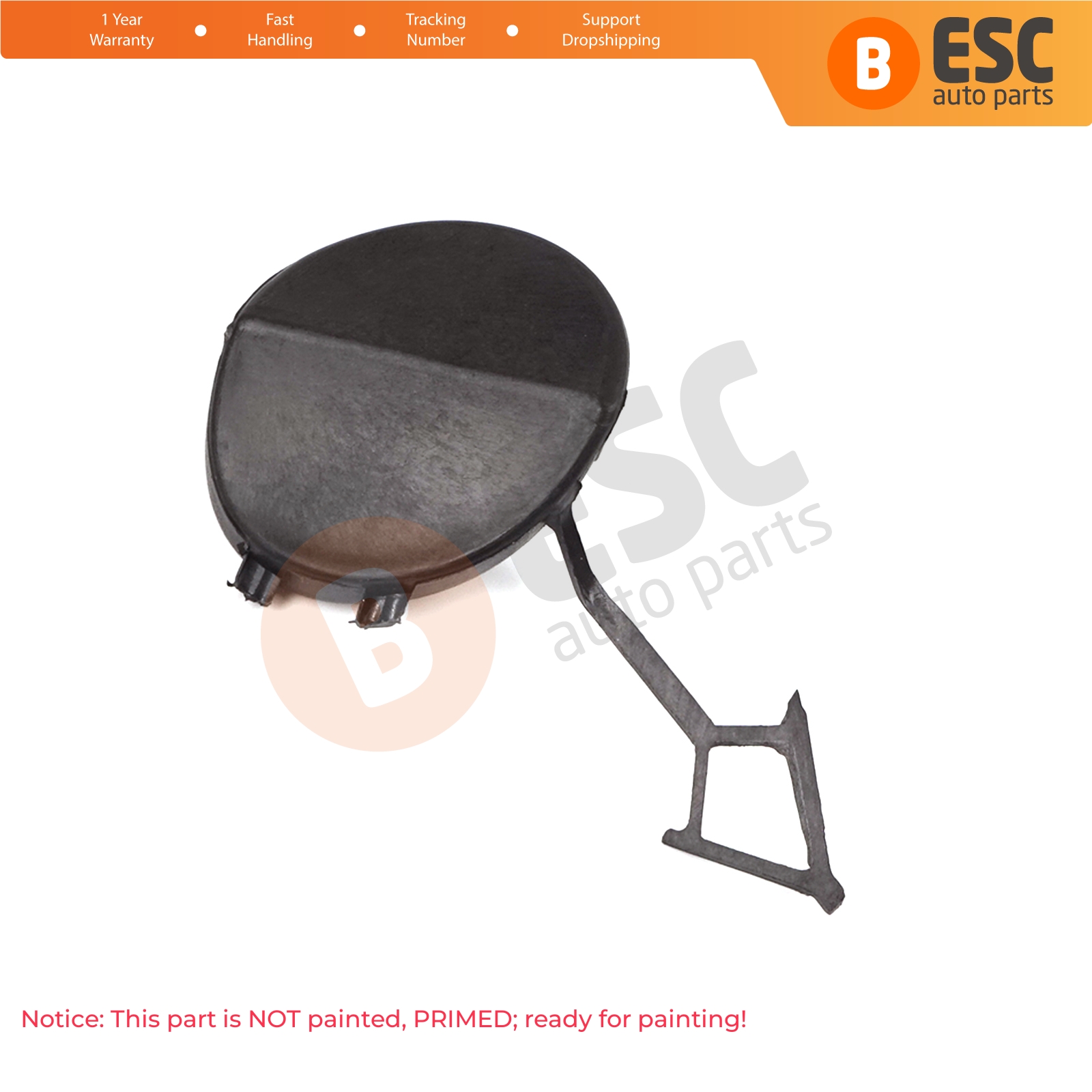 Front Bumper Tow Hitch Eye Hook Cover for Seat Leon MK4 2020-On HB Sportstourer