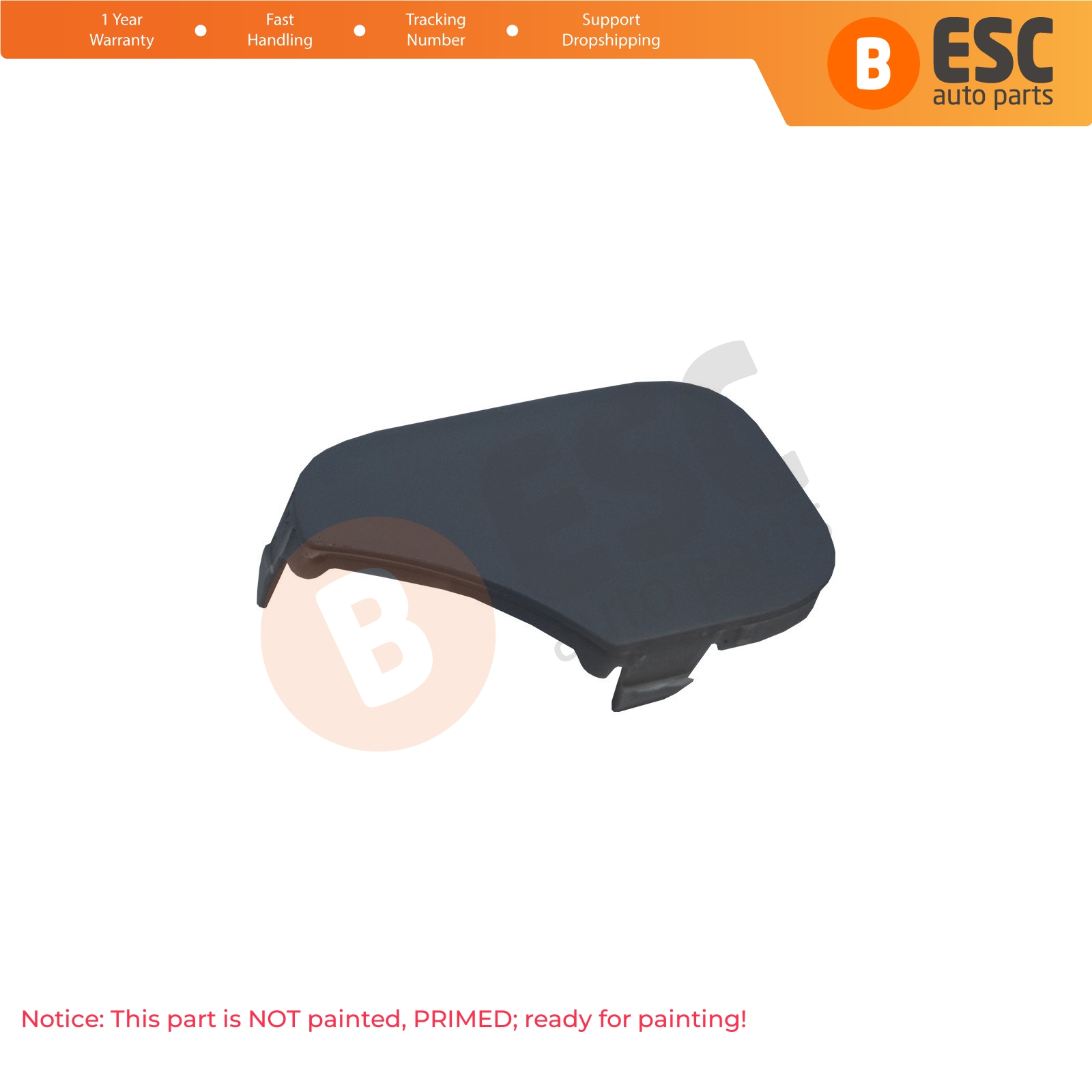Front Bumper Tow Bar Eye Cover 6S6117A989AA for Ford Fiesta 06 08