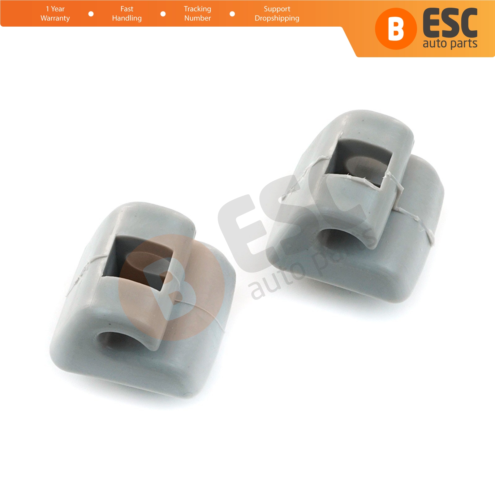 2X Sunvisor Sunshade Retainer for Mercedes E Class W123 W124 W126 W140 W201