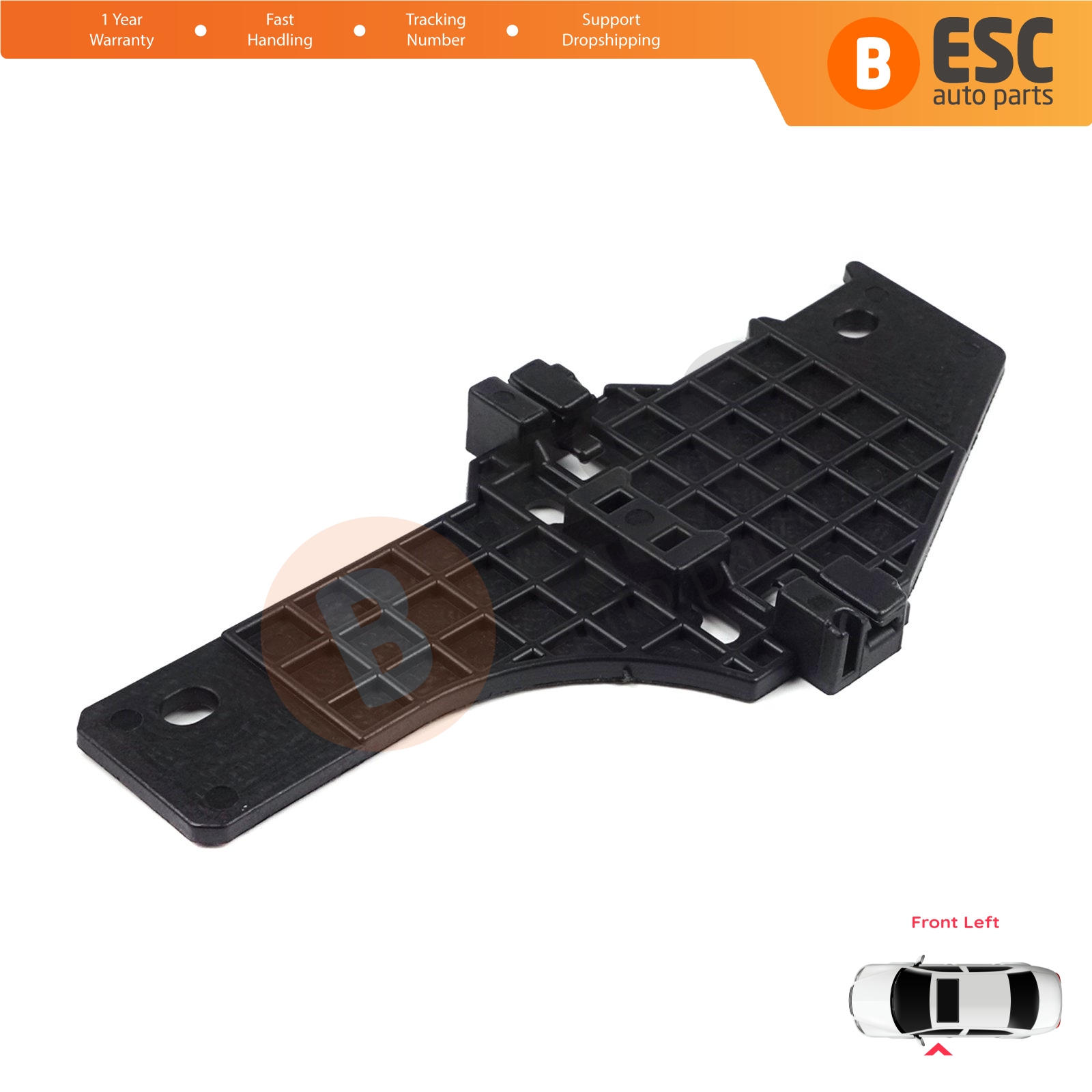 Window Regulator Clips Front Left for Peugeot 307 3A/C 3E 3H 2001-2008 4/5 Door