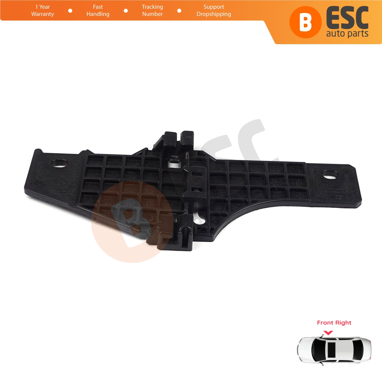 Window Regulator Clips Front Right for Peugeot 307 3A/C 3E 3H 2001-2008 4/5 Door