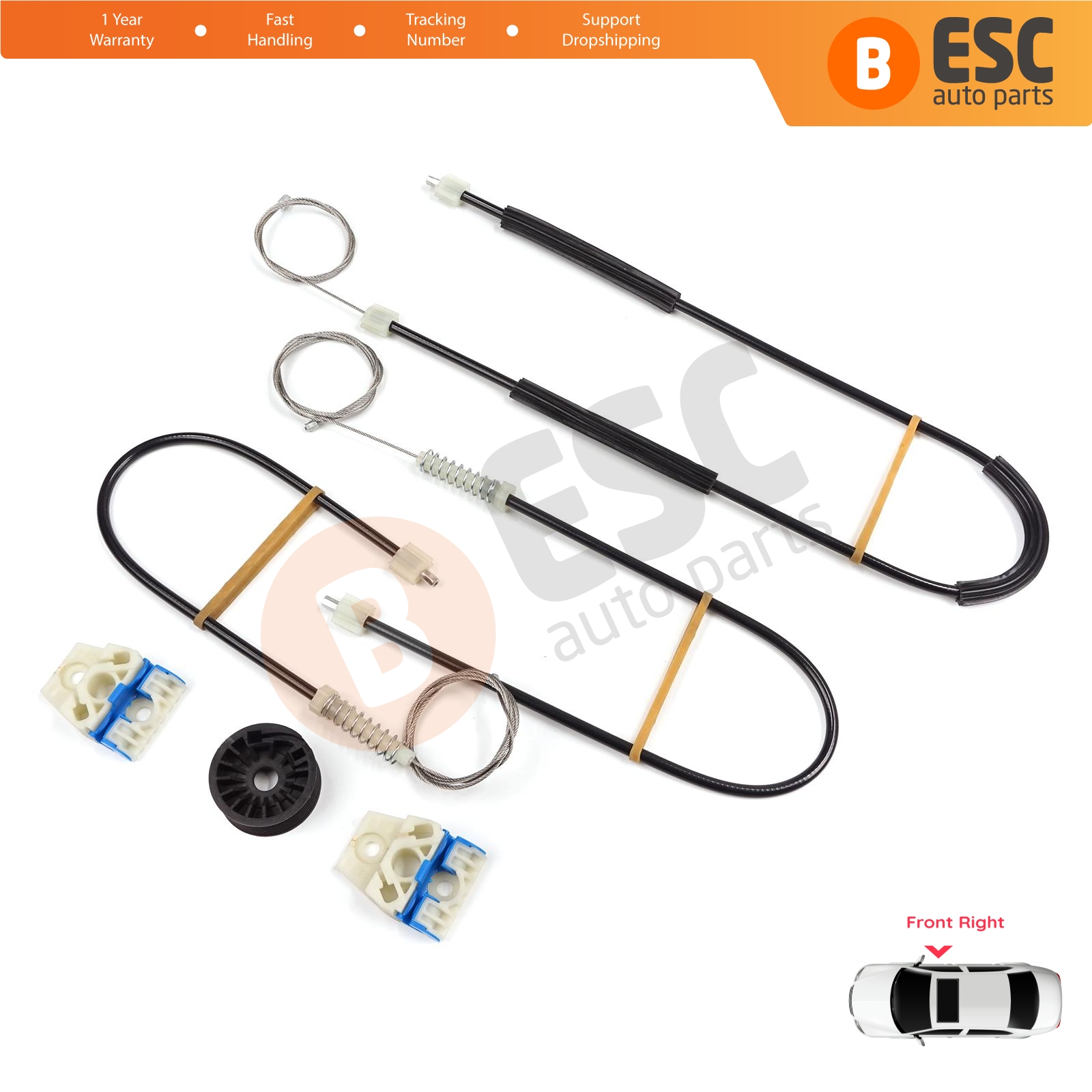Window Regulator Set Right for Mercedes Truck Arocs Actros Axor 2 Atego 3 Antos