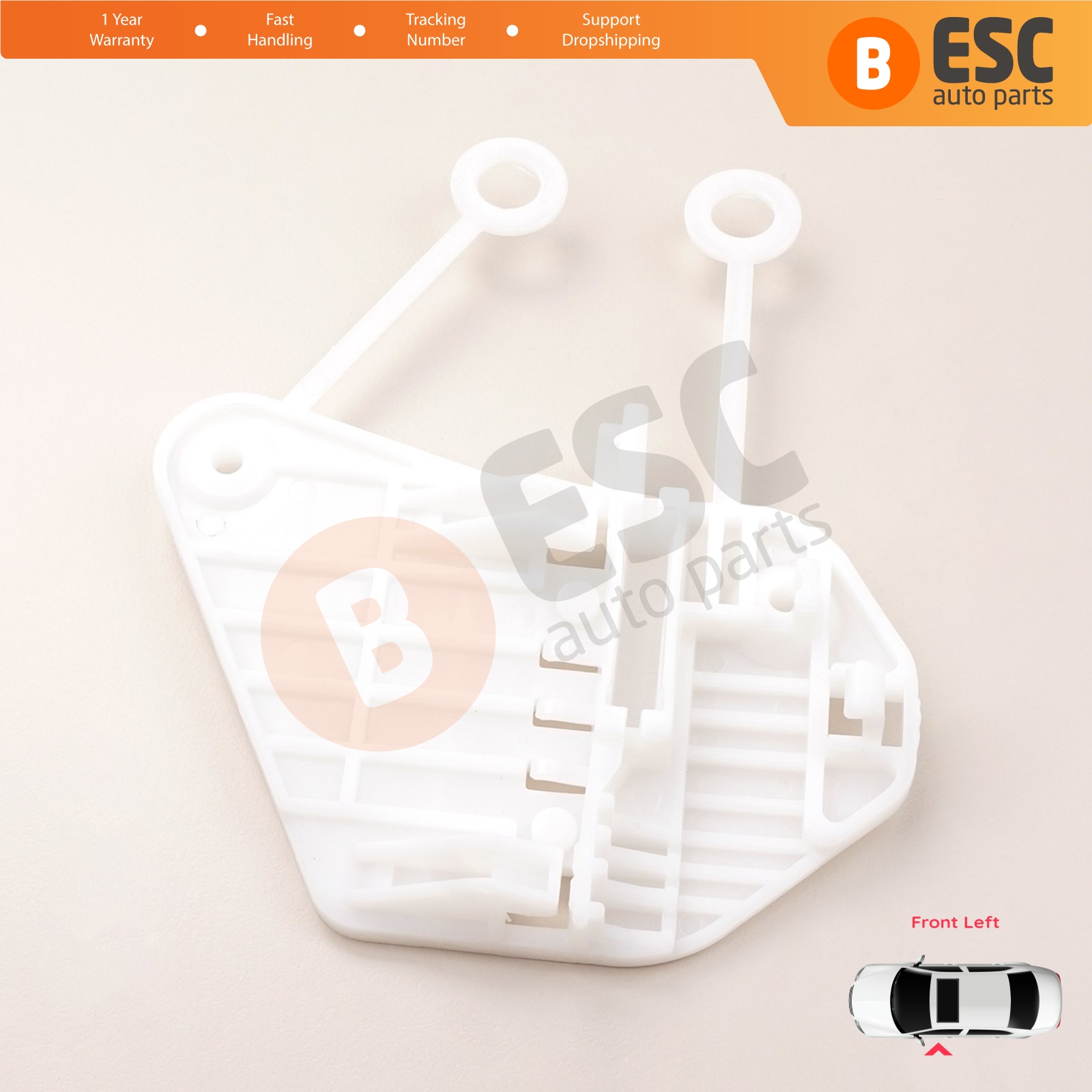 Window Regulator Clips Front Left for Smart Fortwo MK1 450 1998-2007 2/3-Door