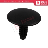 10 Pieces Roof Trim Retainer Black for Chrysler 6501067 Toyota 90467 08104