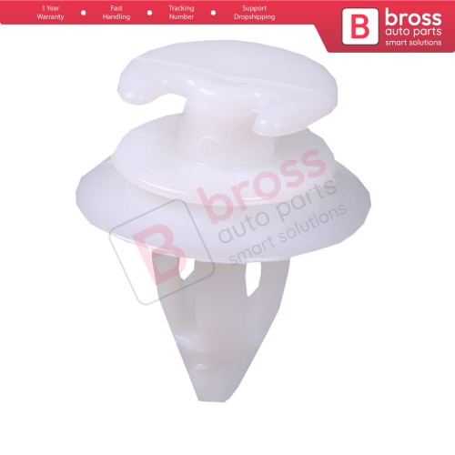 10 Pieces Door Trim Panel Retainer Clips White for BMW 51411885961...