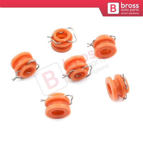 6 Pieces Window regulator Roller Assembly C0AB 6423240 B for Ford Mustang