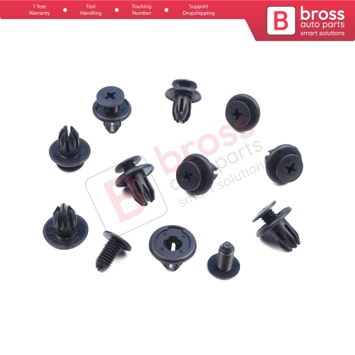 10 Pieces Bumper Clip for Honda 91503 SP0 003 Mazda FB0156964 Nissan 01553 01285