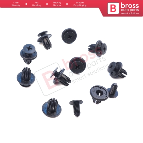 10 Pieces Bumper Clip for Honda 91503 SP0 003 Mazda FB0156964 Nissan 01553 01285