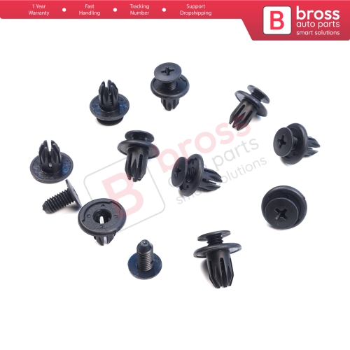 10 Pieces Bumper Clip for Honda 91503 SP0 003 Mazda FB0156964 Nissan 01553 01285