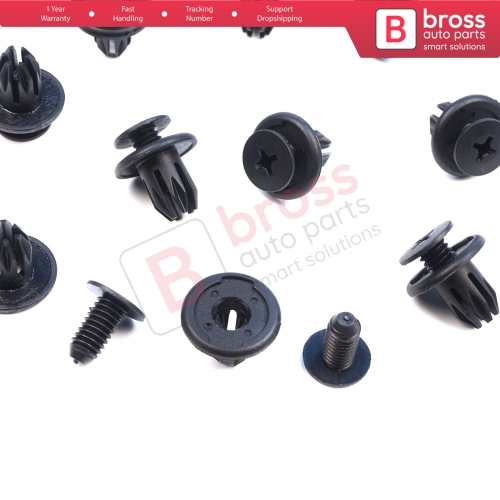 10 Pieces Bumper Clip for Honda 91503 SP0 003 Mazda FB0156964 Nissan 01553 01285