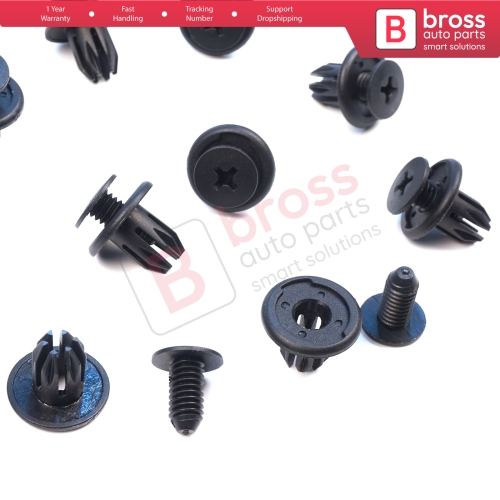 10 Pieces Bumper Clip for Honda 91503 SP0 003 Mazda FB0156964 Nissan 01553 01285