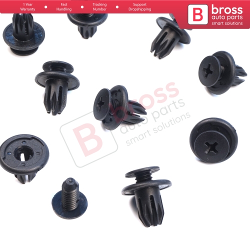 10 Pieces Bumper Clip for Honda 91503 SP0 003 Mazda FB0156964 Nissan 01553 01285