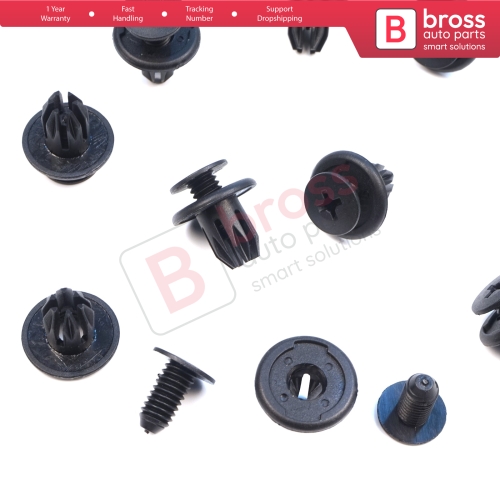 10 Pieces Bumper Clip for Honda 91503 SP0 003 Mazda FB0156964 Nissan 01553 01285