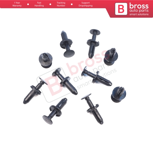 10 Pieces Fascia Push Type Retainer for Chrysler 6504521