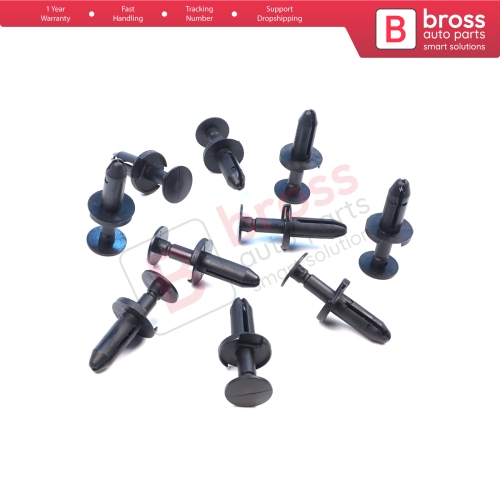 10 Pieces Fascia Push Type Retainer for Chrysler 6504521