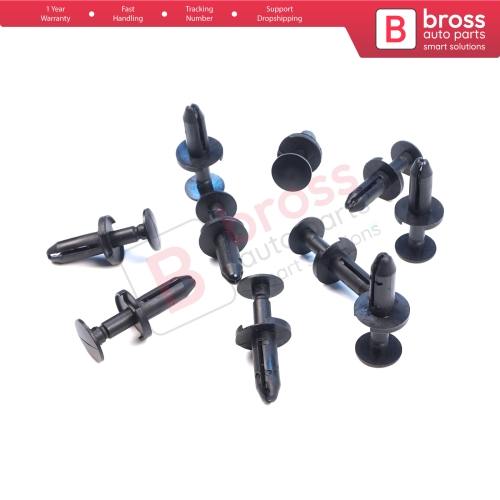 10 Pieces Fascia Push Type Retainer for Chrysler 6504521