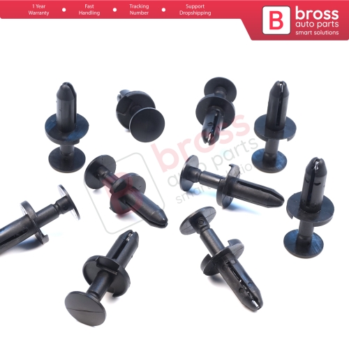 10 Pieces Fascia Push Type Retainer for Chrysler 6504521