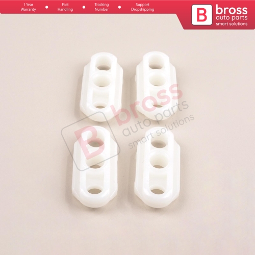 4 Pieces Door Window Guide for Opel GM 35.7 mm Long, 16.2mm Wide