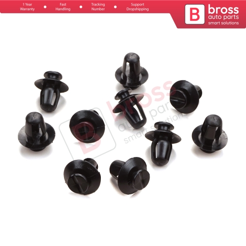 10 Pieces Side Moulding Clip 8565.35 for Citroën Peugeot