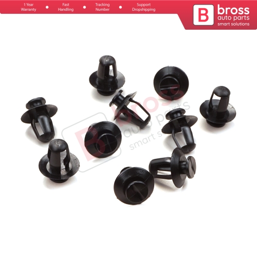 10 Pieces Side Moulding Clip 8565.35 for Citroën Peugeot