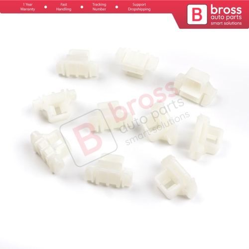 10 Pieces Upper Moulding Fastener Clip for Mercedes 0019885181