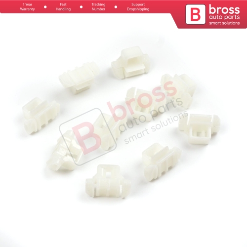 10 Pieces Upper Moulding Fastener Clip for Mercedes 0019885181