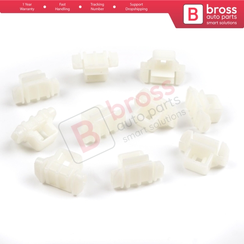 10 Pieces Upper Moulding Fastener Clip for Mercedes 0019885181